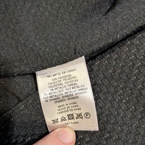 Anthropologie HD in Paris Little Black Dress with Sparkle, Size S - Picture 3 of 9